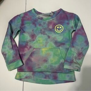The Children's Place Multicolor Tie-Dye Smiley Sweatshirt
